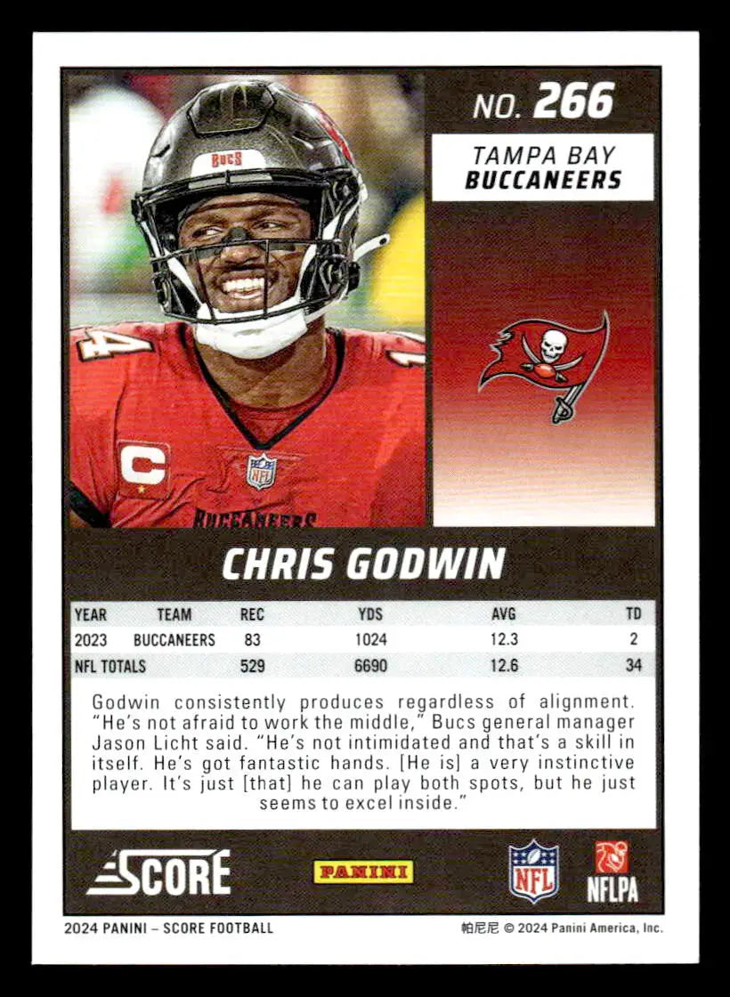 2024 Score #266 Chris Godwin - Football Card Single
