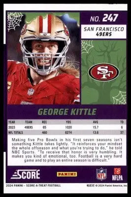 2024 Score-A-Treat Base George Kittle San Francisco 49ers 247 - Football Card Single