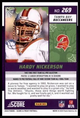 2024 Score-A-Treat Base Hardy Nickerson Tampa Bay Buccaneers 269 - Football Card Single
