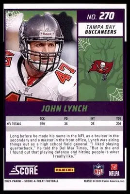 2024 Score-A-Treat Base John Lynch Tampa Bay Buccaneers 270 - Football Card Single