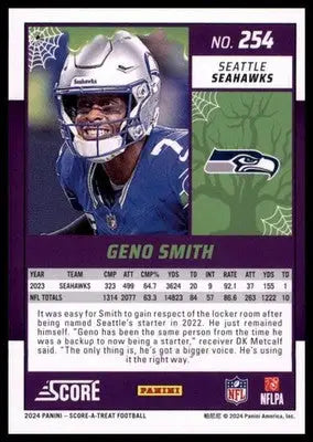 2024 Score-A-Treat - Green Bats Base Geno Smith Seattle Seahawks 254 - Football Card Single