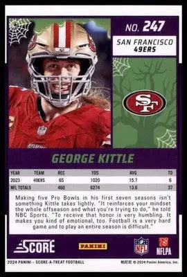 2024 Score-A-Treat - Green Bats Base George Kittle San Francisco 49ers 247 - Football Card Single