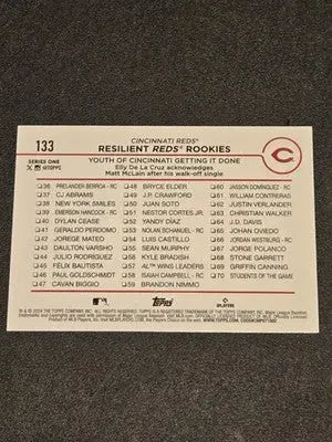 2024 Topps #133 Resilient Reds Rookies: Youth of Cincinnati Getting It Done - Baseball Card Single