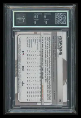 2024 Topps Big League Corbin Carroll #20 Baseball Arena Club 9.5 - Baseball Card Single