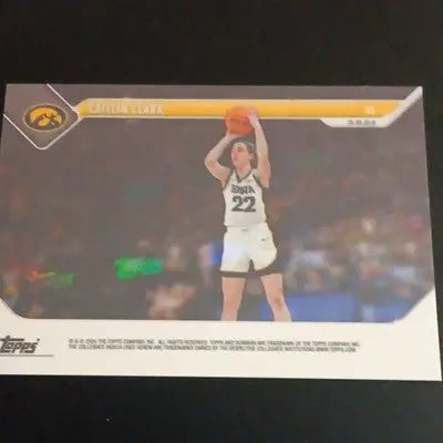2024 Topps/Bowman NOW - Caitlin Clark #11. Iowa. NCAA 3 pointer record. NRMT+ - Basketball Card Single