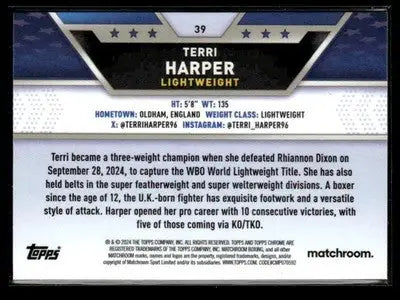 2024 Topps Chrome #39 Terri Harper - Other