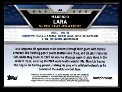 2024 Topps Chrome #44 Mauricio Lara - Other
