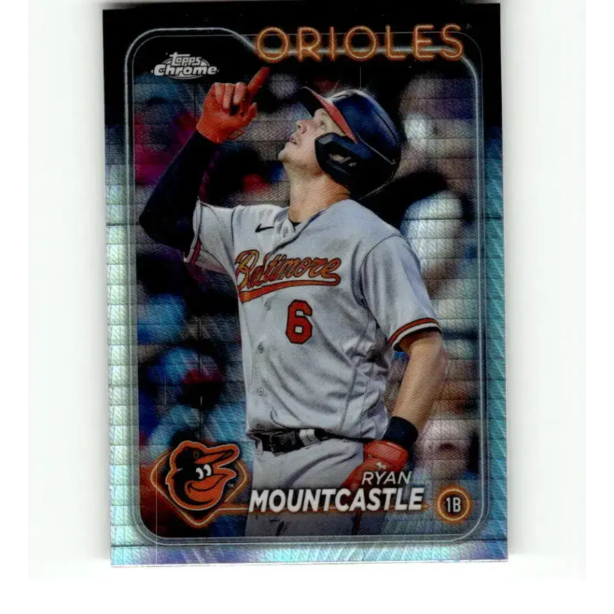 2024 Topps Chrome Refractor Prism #265 Ryan Mountcastle NM-MT Baltimore Orioles Baseball Card