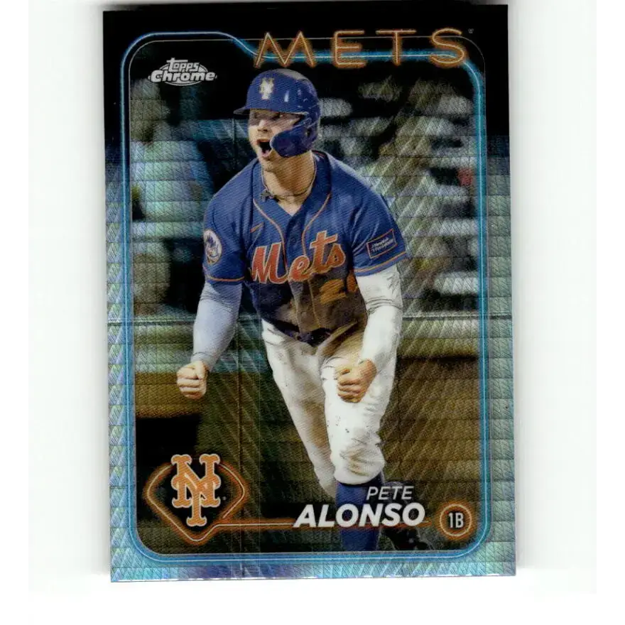 2024 Topps Chrome Refractor Prism #269 Pete Alonso NM-MT New York Mets Baseball Card