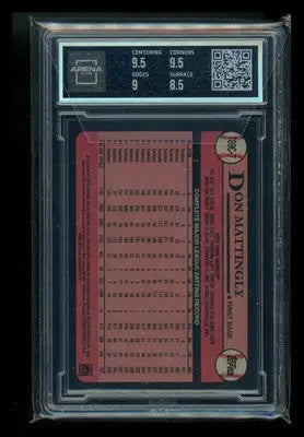 2024 Topps Chrome Silver Pack 1989 Don Mattingly #T89C-7 Mojo Refractor AC 9 - Baseball Card Single