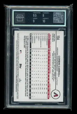 2024 Topps Corbin Carroll #156 Baseball Arena Club 9.5 - Baseball Card Single