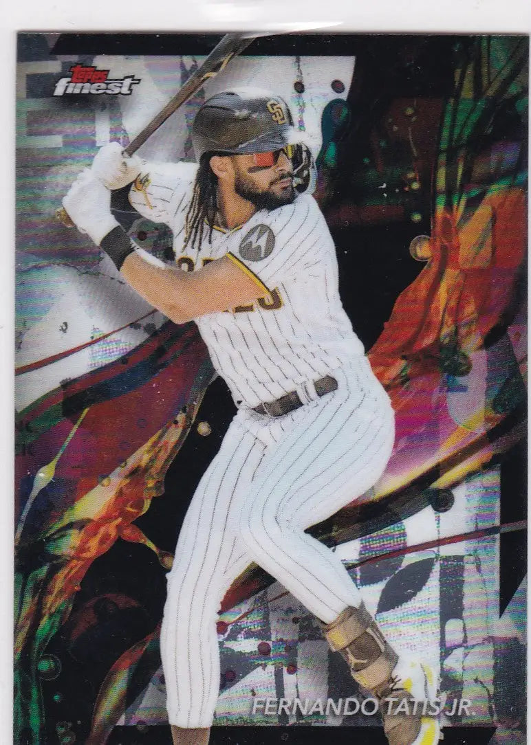 Fernando Tatis Jr San Diego Padres baseball card from 2024 Topps Finest series