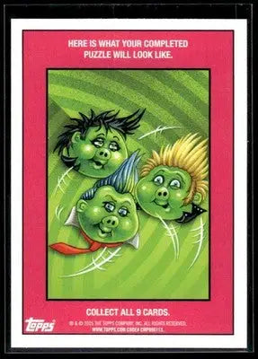 2024 Topps Garbage Pail Kids: Battle of the Bands Green Day Roddy Rotten #40b