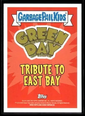 2024 Topps Garbage Pail Kids: Green Day Go Fisher #EB-8 Tribute to East Bay - Music Card Single