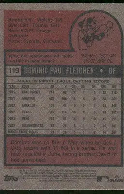 2024 Topps Heritage Dominic Fletcher #119 Baseball - Baseball Card Single