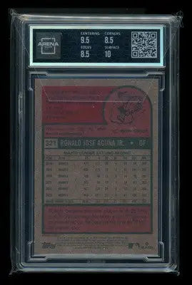 2024 Topps Heritage Ronald Acuña Jr. #321 Baseball Arena Club 9 - Baseball Card Single