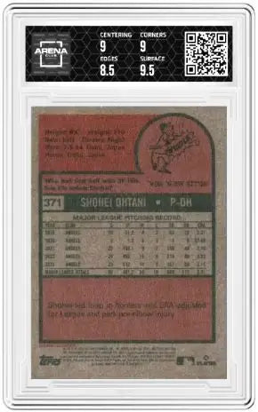 2024 Topps Heritage Shohei Ohtani #371 Baseball AC 9 - Baseball Card Single