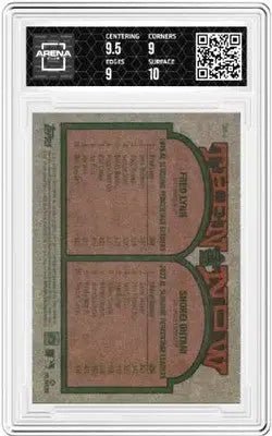 Graded Topps Heritage Shohei Ohtani baseball card in clear case for 2024 Topps Heritage collection
