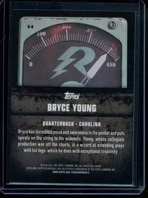 2024 Topps Resurgence Voltaic Bryce Young #V-4 Football - Football Card Single