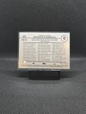 2024 Topps Series 2 - Checklist Carlos Correa Royce Lewis #653 Aqua Foil /399 - Baseball Card Single