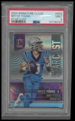 2024 Topps Signature Class Star Cast #SC-5 Bryce Young PSA 9 - Football Card Single