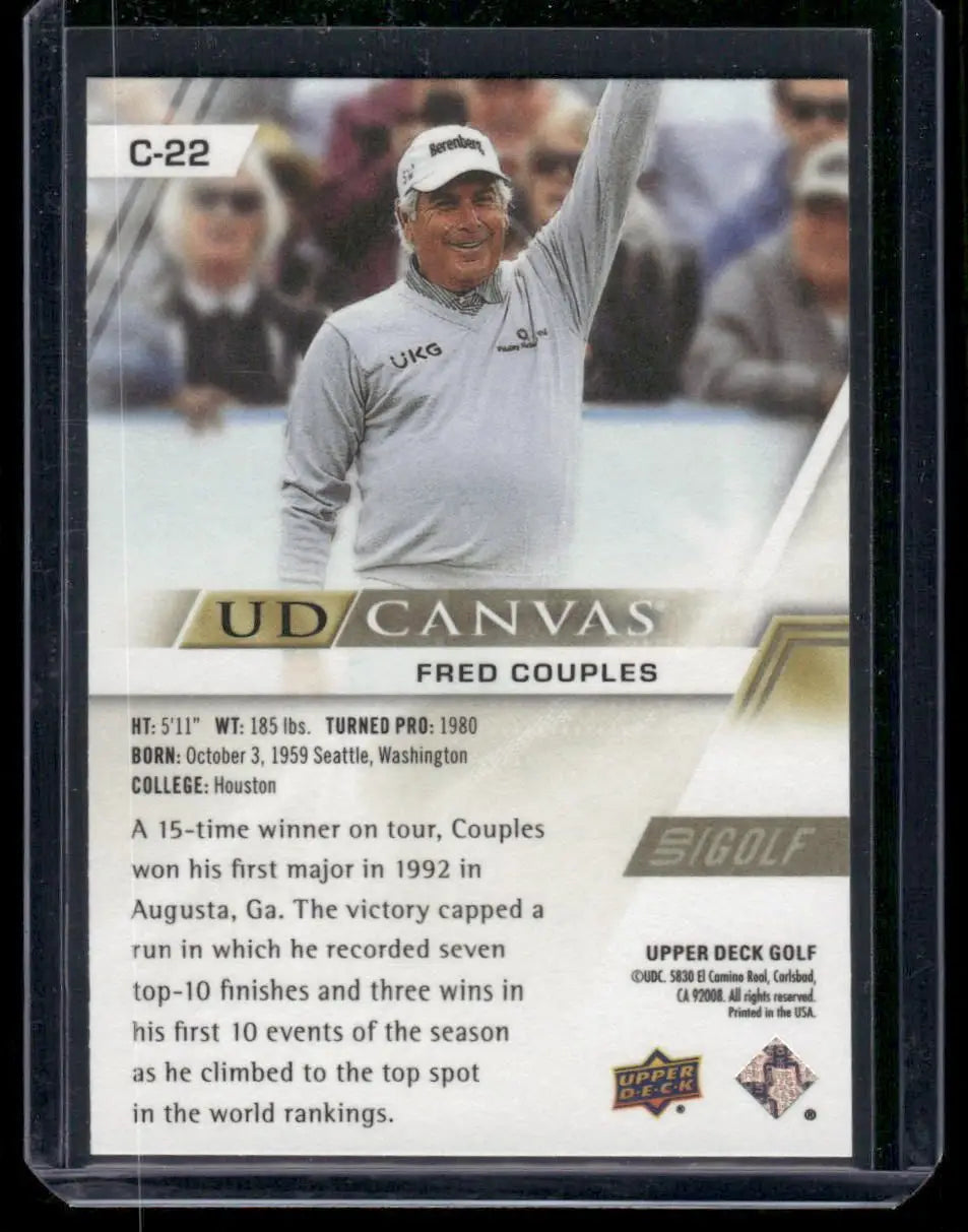 2024 Upper Deck Golf Fred Couples #C-22 Canvas Golf - Golf Card Single