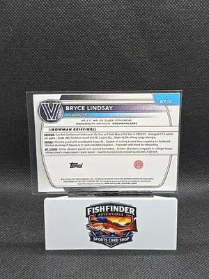 2025-26 Bowman Basketball Bryce Lindsay Villanova BCP-52 Reptilian Refractor - Basketball Card Single