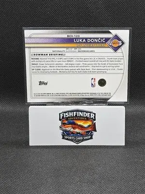 2025-26 Bowman - Chrome Luka Dončić #BCV-123 Mojo Refractor - Basketball Card Single