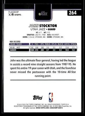 2025-26 Topps #264 John Stockton - Basketball Card Single