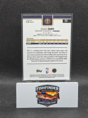 2025-26 Topps Chrome - Dario Saric #77 Red White & Blue Refractor - Basketball Card Single