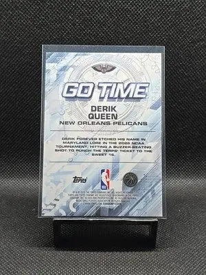2025-26 Topps Chrome DERIK QUEEN Go Time INSERT Pelicans RC GT-25