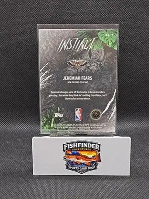 2025-26 Topps Chrome - Instinct Jeremiah Fears #INS-17 (RC) - Basketball Card Single