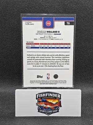 2025-26 Topps Chrome - Ron Holland II #16 X-Fractor - Basketball Card Single