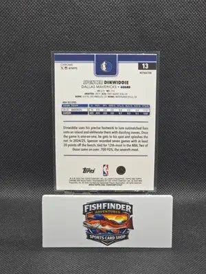 2025-26 Topps Chrome - Spencer Dinwiddie #13 Refractor - Basketball Card Single