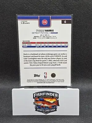 2025-26 Topps Chrome - Tobias Harris #6 X-Fractor - Basketball Card Single