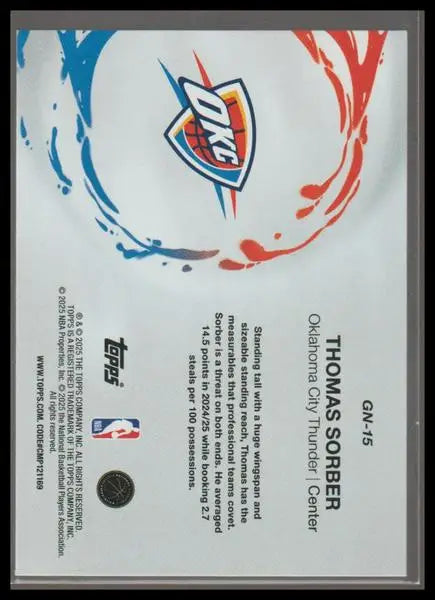 2025-26 Topps #GN-14 Carter Bryant Generation Now - Basketball Card Single