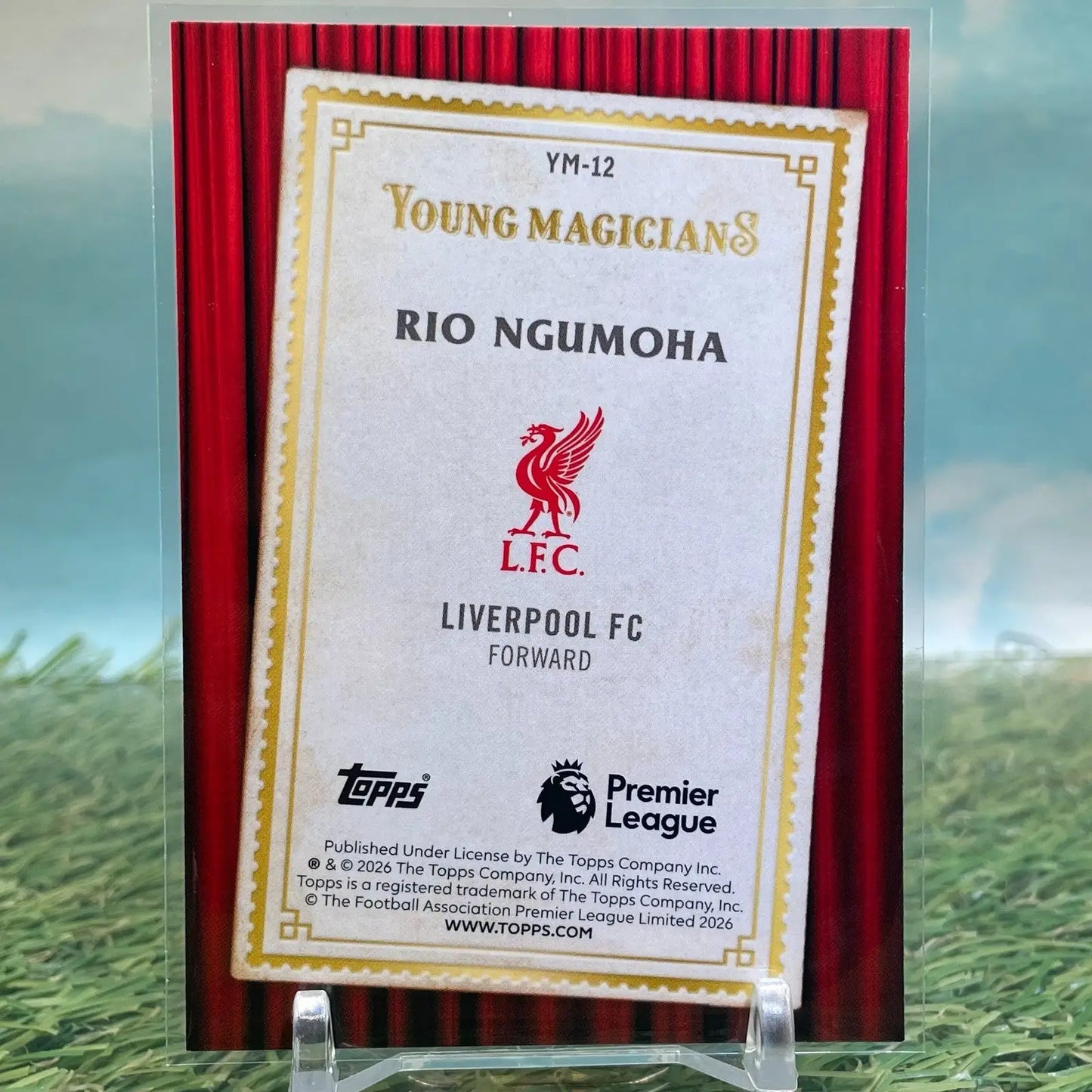 2025-26 Topps Merlin Premier League #YM-12 Rio Ngumoha Young Magicians - Soccer Card Single