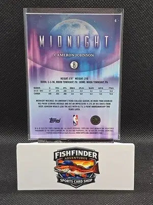 2025-26 Topps Midnight Cameron Johnson Zodiac #4 Nets - Basketball Card Single