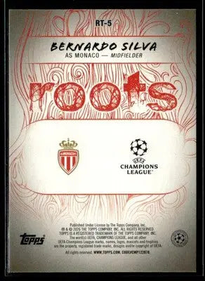 2025-26 Topps UEFA Club Competitions Bernardo Silva #RT-5 Roots AS Monaco