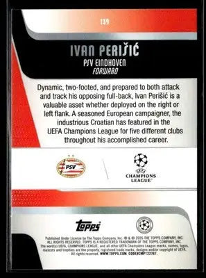2025-26 Topps UEFA Club Competitions Ivan Perišić #139 PSV Eindhoven