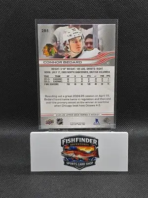 2025-26 Upper Deck Series 2 - Connor Bedard #285 - Hockey Card Single