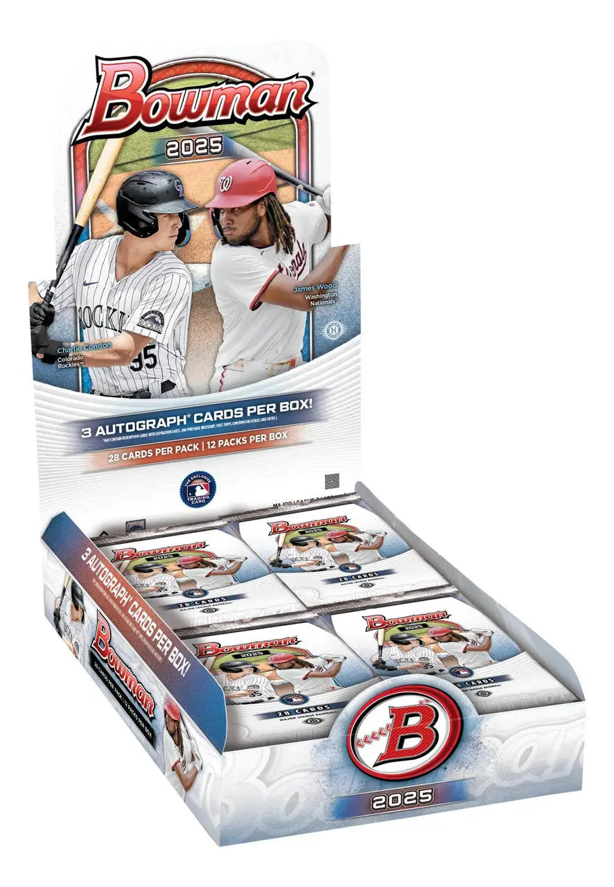 Bowman Baseball 2025 Card Display Box for Collectors Skyrocket Your Collection