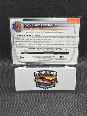 2025 Bowman Chrome - Mega Box Chrome Prospect Mojo Autographs Yovanny Rodriguez - Baseball Card Single