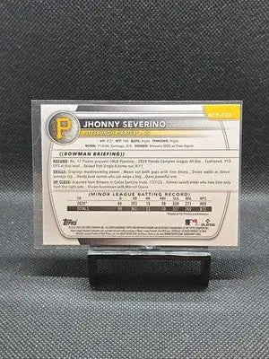 2025 Bowman Chrome - Prospects Jhonny Severino Jhonny Severino #BCP-233 (RC) - Baseball Card Single