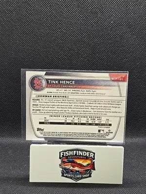 2025 Bowman - Chrome Prospects Tink Hence #BCP-101 Mini-Diamond Refractor (RC) - Baseball Card Single