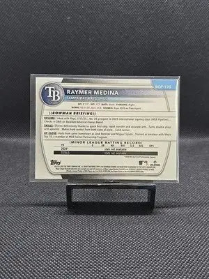 2025 Bowman Chrome Raymer Medina 1st Mojo Refractor #BCP-175 Rays - Baseball Card Single