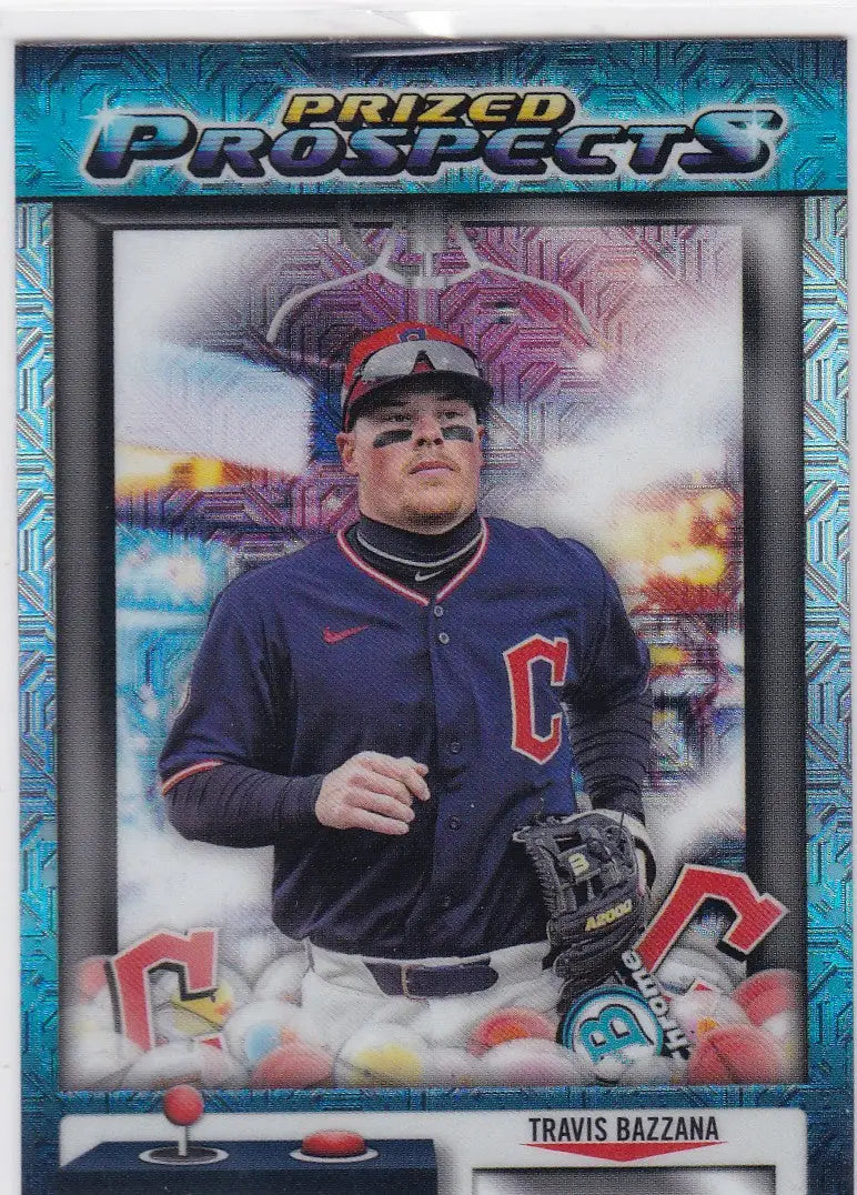 2025 Bowman Draft #PP-13 Travis Bazzana Prized Prospects Cleveland Guardians - Baseball Card Single