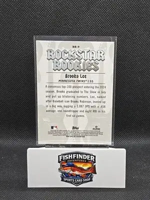 2025 Bowman - Rockstar Rookies Brooks Lee #RR-9 (RC) - Baseball Card Single