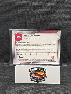 2025 Bowman University Chrome - Braylen Russell #121 X-Fractor (RC) - Football Card Single