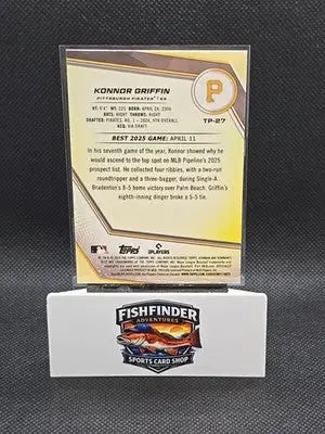 2025 Bowman’s Best Baseball Konnor Griffin Prospect TP-27 Pirates MLB - Baseball Card Single